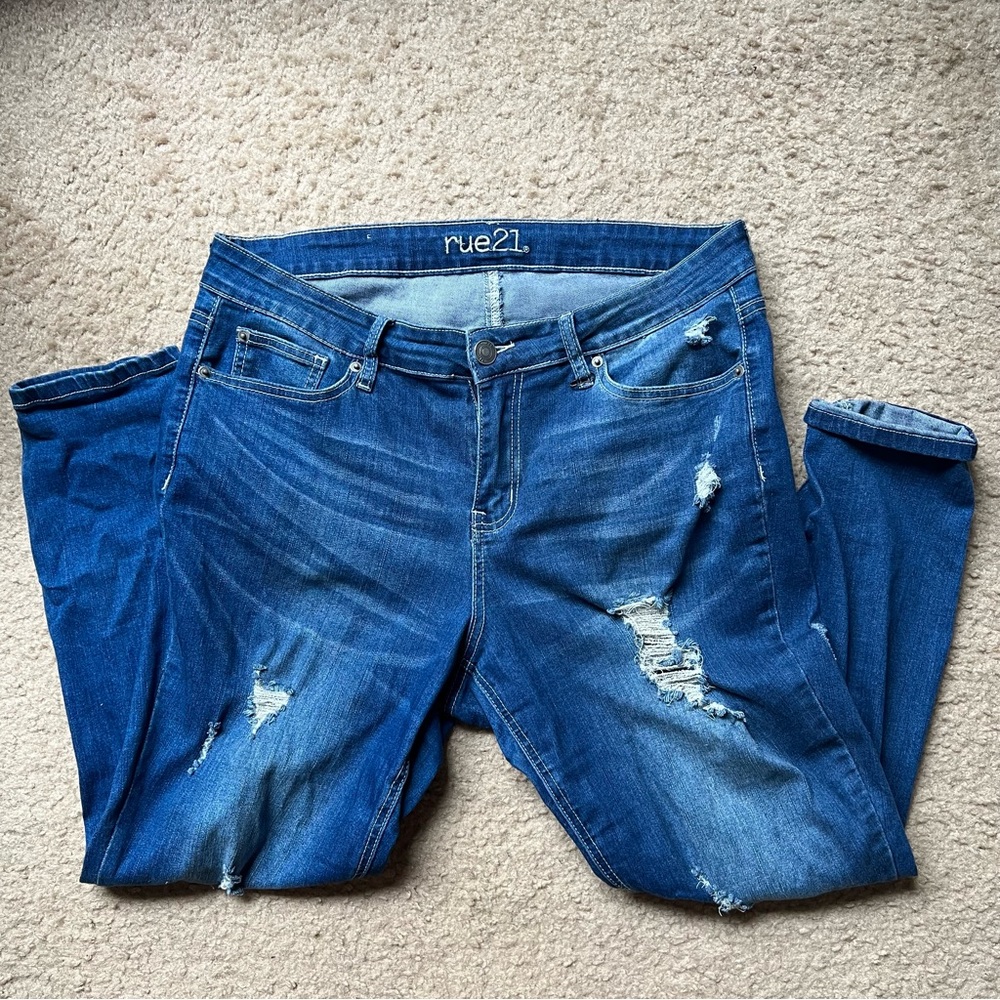 Rue21 Ripped Denim Jeans